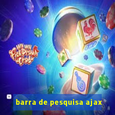 barra de pesquisa ajax